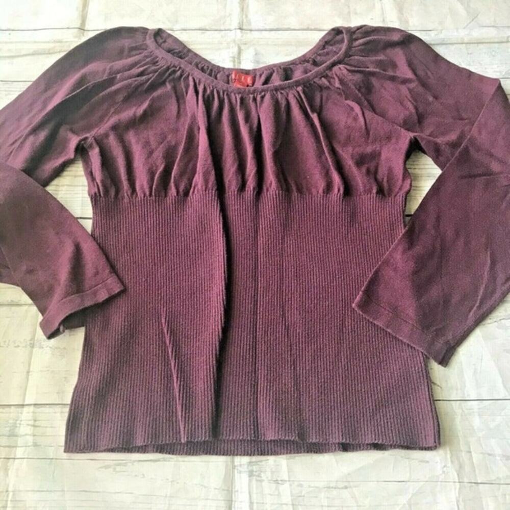 ELLE Women's Elastic Neck Sweater Sz XL